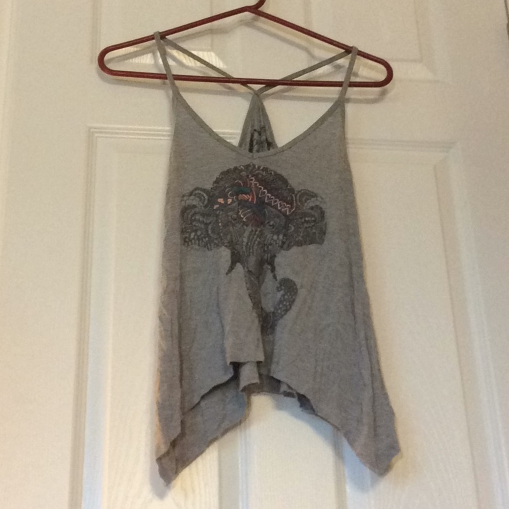 Gray tank top
